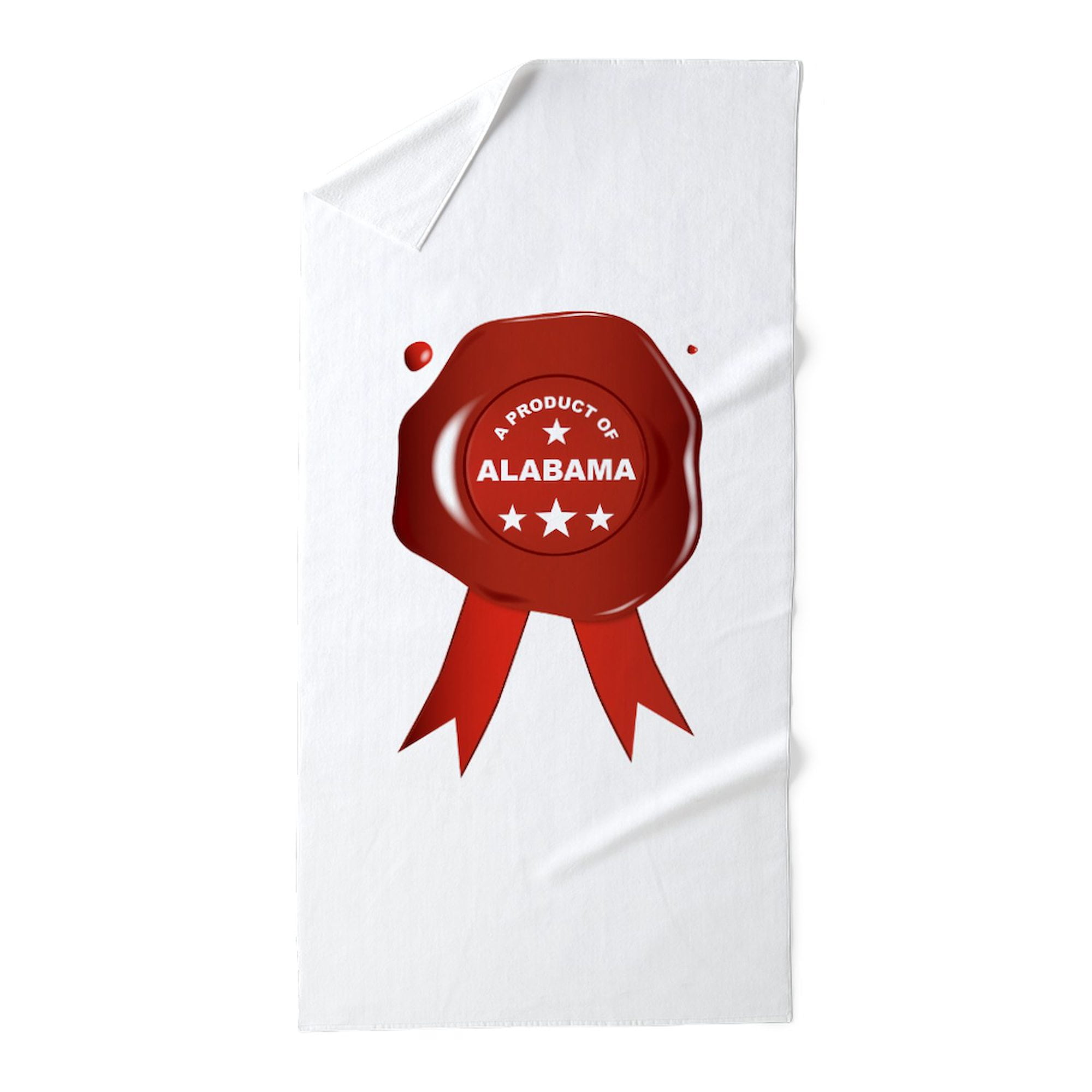 CafePress - A Product Of Alabama - Large Beach Towel, Soft 30"x60" Towel with Unique Design