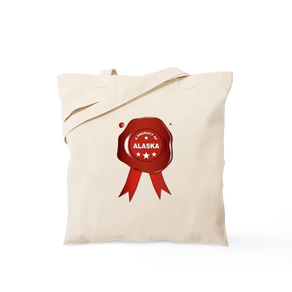 CafePress - A Product Of Alaska - Unisex Canvas Tote Bag, Beige, 1-Piece