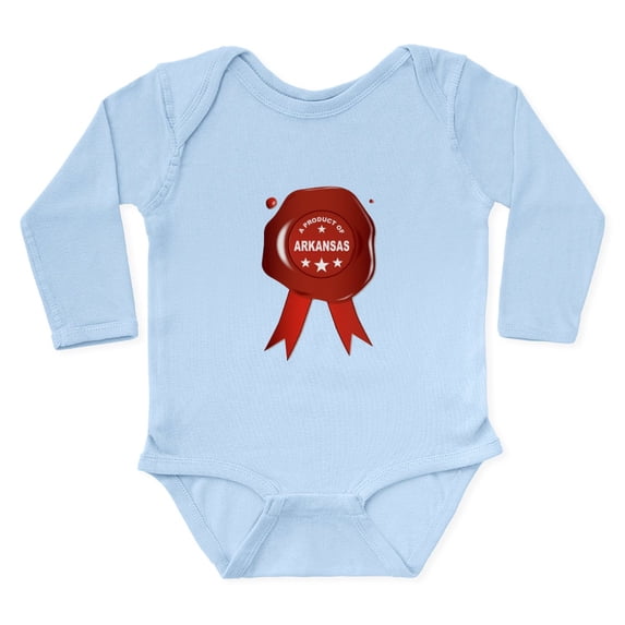 CafePress - A Product Of Arkansas Body Suit - Long Sleeve Cotton Baby Bodysuit