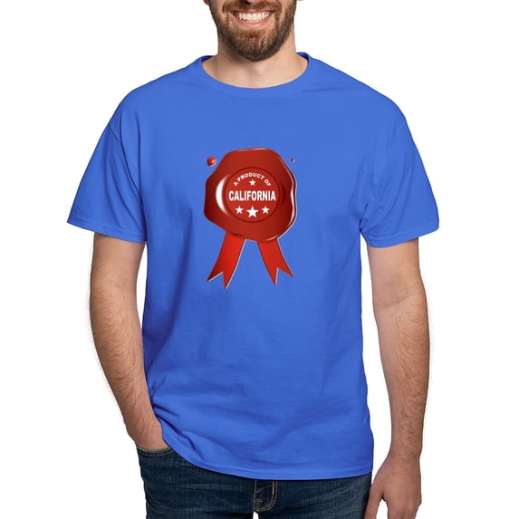 CafePress - A Product Of California T Shirt - Men's Classic Graphic Cotton T-Shirt