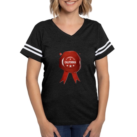 CafePress - A Product Of California T Shirt - Womens Football Shirt