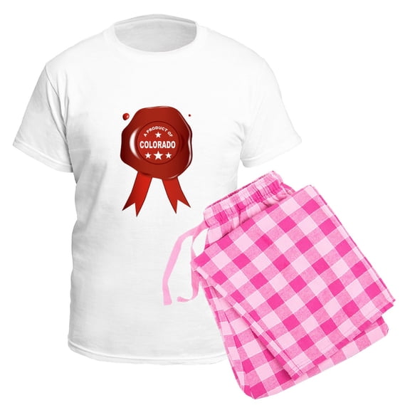 CafePress - A Product Of Colorado Pajamas - Men's Light Loose Fit Cotton Pajama Set