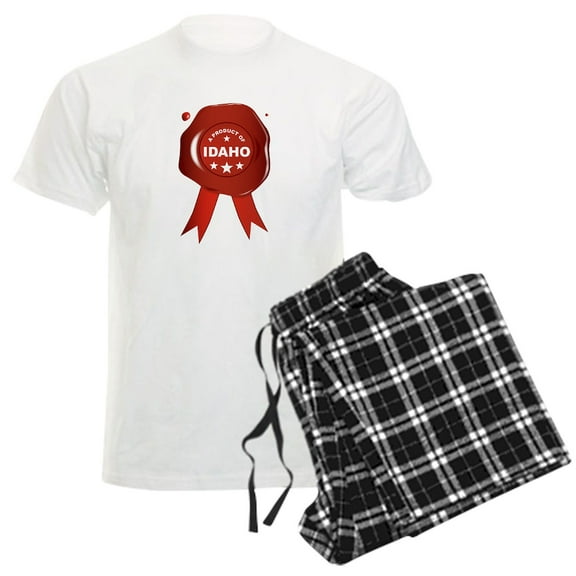 CafePress - A Product Of Idaho Pajamas - Men's Light Loose Fit Cotton Pajama Set
