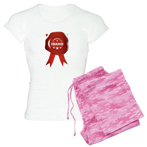CafePress - A Product Of Idaho Pajamas - Women's Light Pajamas