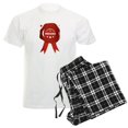 thumbnail image 1 of CafePress - A Product Of Indiana Pajamas - Men's Light Loose Fit Cotton Pajama Set, 1 of 7