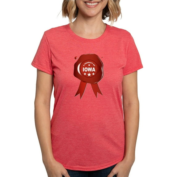 CafePress - A Product Of Iowa T Shirt - Womens Tri-blend T-Shirt