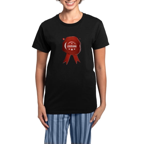 CafePress - A Product Of Louisiana Pajamas - Women's Dark Pajamas