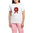 thumbnail image 1 of CafePress - A Product Of Louisiana Pajamas - Women's Short Sleeve Print T-Shirt and Pants Light Cotton Pajama Set, 1 of 7