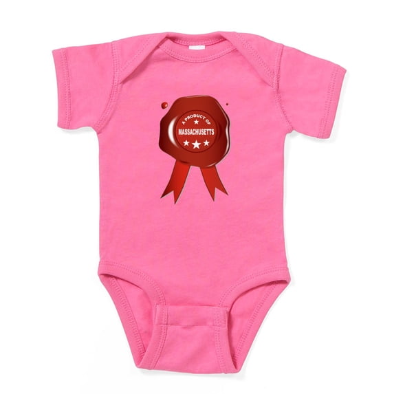 CafePress - A Product Of Massachusetts Body Suit - Cute Infant Bodysuit Baby Romper - Size Newborn - 24 Months