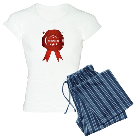 CafePress - A Product Of Massachusetts Pajamas - Women's Light Pajamas