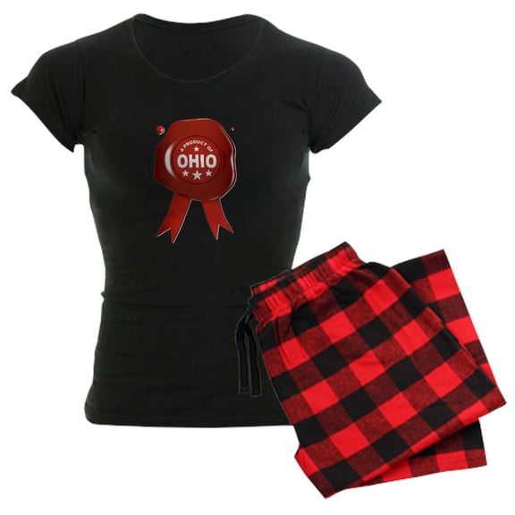CafePress - A Product Of Ohio Pajamas - Women's Dark Pajamas