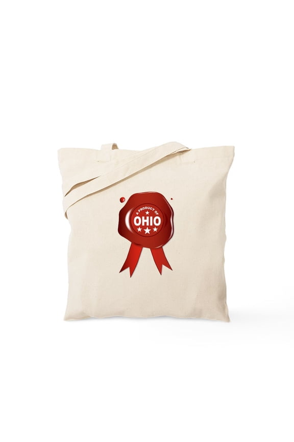 - A Product Of Ohio - Unisex Canvas Tote Bag, Beige, 1-Piece