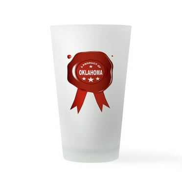 CafePress - A Product Of Oklahoma - Pint Glass, Drinking Glass, 16 oz. CafePress