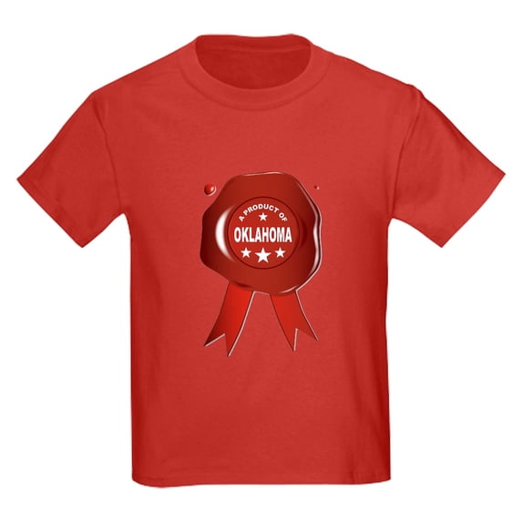 CafePress - A Product Of Oklahoma T Shirt - Dark T-Shirt Kids XS-XL