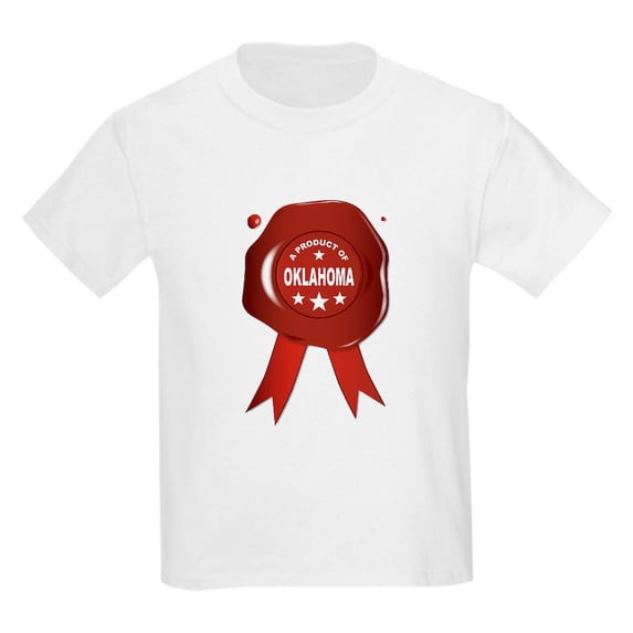 CafePress - A Product Of Oklahoma T Shirt - Light T-Shirt Kids XS-XL