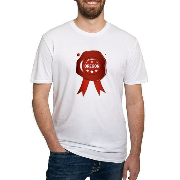 CafePress - A Product Of Oregon T Shirt - Fitted T-Shirt, Vintage Fit Soft Cotton Tee