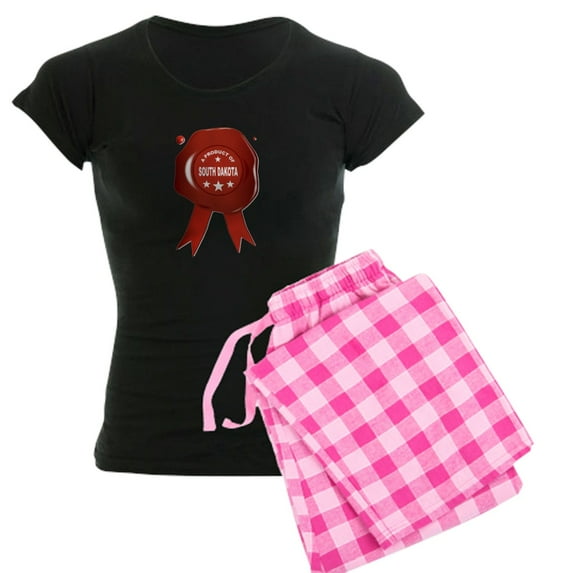 CafePress - A Product Of South Dakota Pajamas - Women's Dark Pajamas