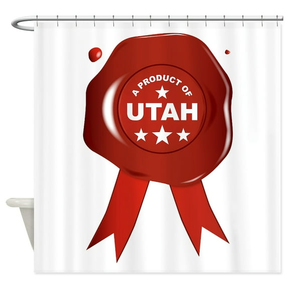 CafePress - A Product Of Utah - Unique Fabric Shower Curtain 70" x 72"