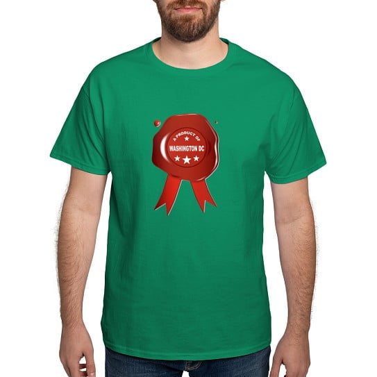 CafePress - A Product Of Washington DC T Shirt - Men's Classic Cotton T-Shirts