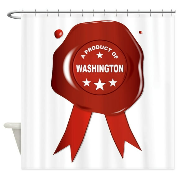 CafePress - A Product Of Washington - Unique Fabric Shower Curtain 70" x 72"