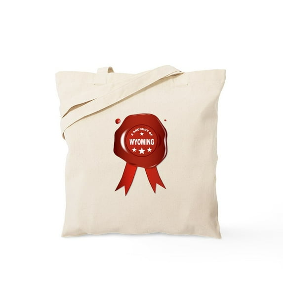 CafePress - A Product Of Wyoming - Unisex Canvas Tote Bag, Beige, 1-Piece