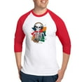 thumbnail image 1 of CafePress - A Skeletal Figure With A T Shirt Featuring - Cotton Baseball Jersey, 3/4 Raglan Sleeve Shirt, 1 of 4