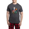 thumbnail image 1 of CafePress - A Skeletal Figure With A T Shirt Featuring - Men's Loose Fit, Cotton - 2 Piece Pajama Set, 1 of 7