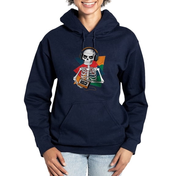 CafePress - A Skeletal Figure With A T Shirt Featuring - Pullover Hoodie, Classic & Comfortable Hooded Sweatshirt