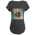 thumbnail image 1 of CafePress - A Steampunk Snowman Maternity T Shirt - Maternity Dark T-Shirt, 1 of 3