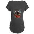 thumbnail image 1 of CafePress - A Steampunk Snowman Maternity T Shirt - Maternity Dark T-Shirt, 1 of 3