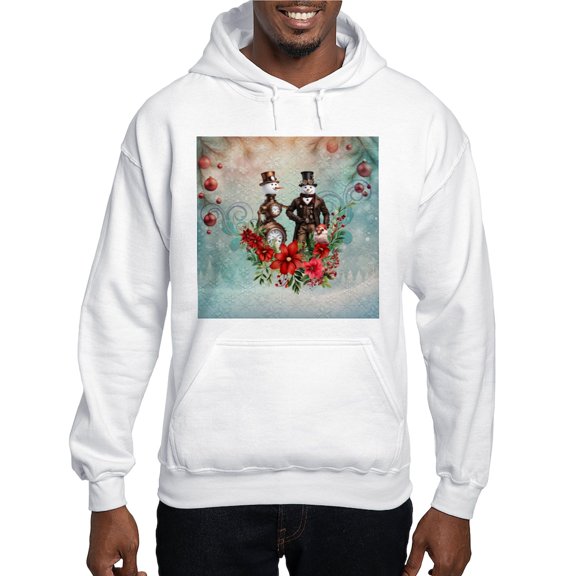 CafePress - A Steampunk Snowman Sweatshirt - Pullover Hoodie, Hooded Sweatshirt