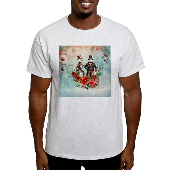 CafePress - A Steampunk Snowman T Shirt - Men's Classic Graphic T-Shirt