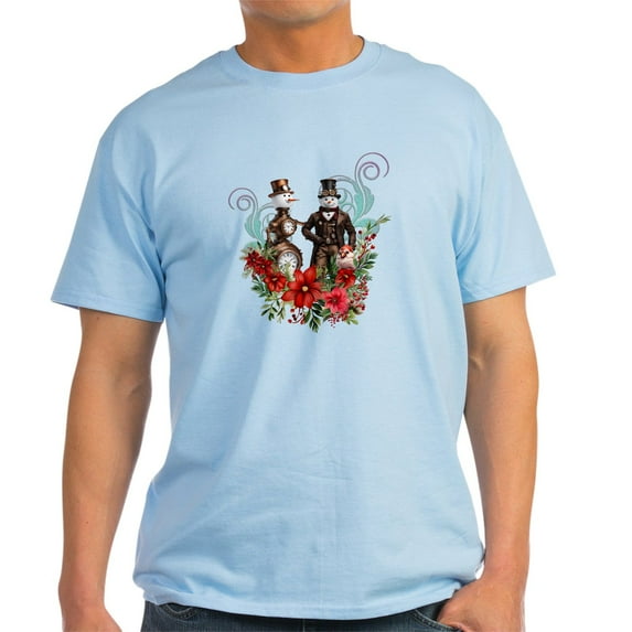 CafePress - A Steampunk Snowman T Shirt - Men's Classic Graphic T-Shirt
