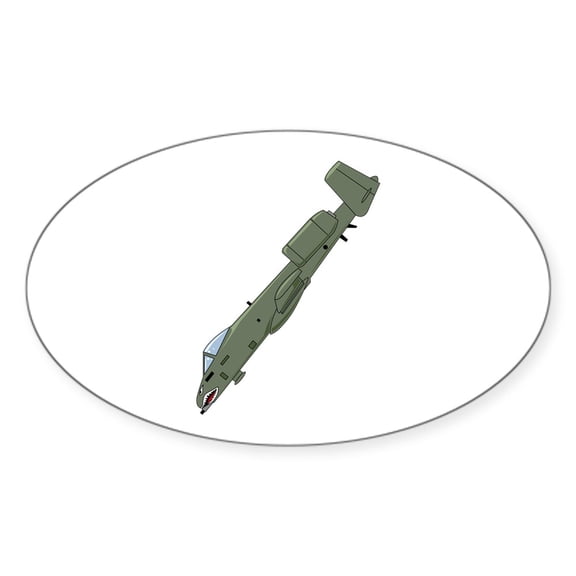 CafePress - A Ten Profile Sticker - Sticker (Oval)