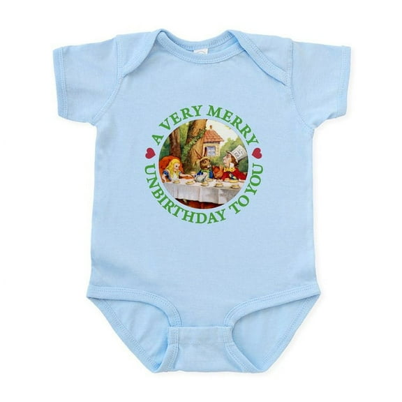 CafePress - A VERY MERRY UNBIRTHDAY Infant Bodysuit - Baby Light Bodysuit, Size Newborn - 24 Months