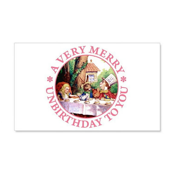CafePress - A Very Merry Unbirthday To You - 20x12 Wall Decal