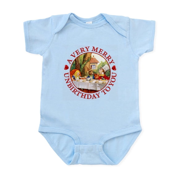 CafePress - A Very Merry Unbirthday To You Infant Bodysuit - Baby Light Bodysuit, Size Newborn - 24 Months
