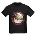 thumbnail image 1 of CafePress - A Very Merry Unbirthday To You Kids Dark T Shirt - Dark T-Shirt Kids XS-XL, 1 of 4