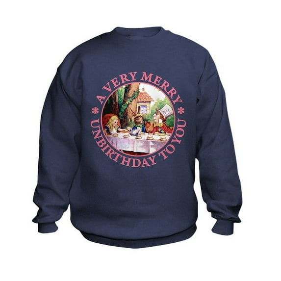 CafePress - A Very Merry Unbirthday To You Kids Sweatshirt - Kids Sweatshirt, Youth Crew Neck Sweatshirt