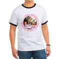 thumbnail image 1 of CafePress - A Very Merry Unbirthday To You Ringer T - 100% Cotton Ringed T-Shirt, 1 of 4