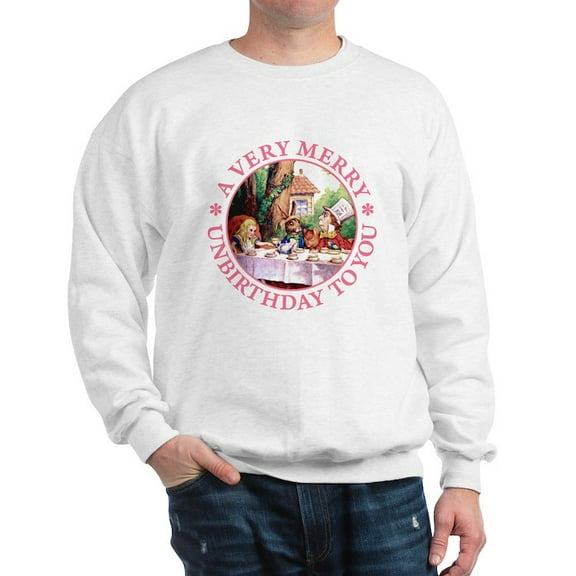CafePress - A Very Merry Unbirthday To You Sweatshirt - Crew Neck Sweatshirt