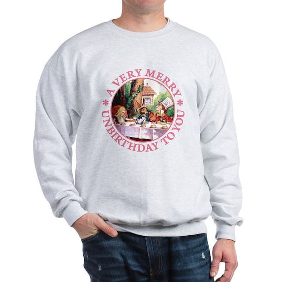 CafePress - A Very Merry Unbirthday To You Sweatshirt - Crew Neck Sweatshirt