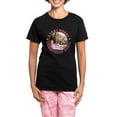 thumbnail image 1 of CafePress - A Very Merry Unbirthday To You Women's Dark Pajama - Women's Short Sleeve Print T-Shirt and Pants Dark Cotton Pajama Set, 1 of 7