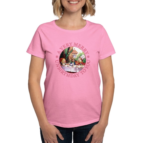 CafePress - A Very Merry Unbirthday To You Women's Dark T Shir - Women's Traditional Fit Dark T-Shirt