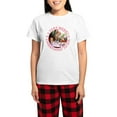 thumbnail image 1 of CafePress - A Very Merry Unbirthday To You Women's Light Pajam - Women's Short Sleeve Print T-Shirt and Pants Light Cotton Pajama Set, 1 of 7