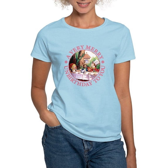 CafePress - A Very Merry Unbirthday To You Women's Light T Shi - Women's Classic T-Shirt
