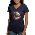 thumbnail image 1 of CafePress - A Very Merry Unbirthday To You Women's V Neck Dark - Women's V-Neck Dark T-Shirt, 1 of 4