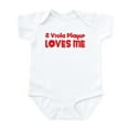 thumbnail image 1 of CafePress - A Viola Player Loves Me Infant Bodysuit - Baby Light Bodysuit, Size Newborn - 24 Months, 1 of 4