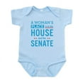thumbnail image 1 of CafePress - A Woman's Place Is In The House And The Senate Bod - Baby Light Bodysuit, Size Newborn - 24 Months, 1 of 4
