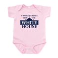 thumbnail image 1 of CafePress - A Woman's Place Is In The White House Body Suit - Baby Light Bodysuit, Size Newborn - 24 Months, 1 of 4